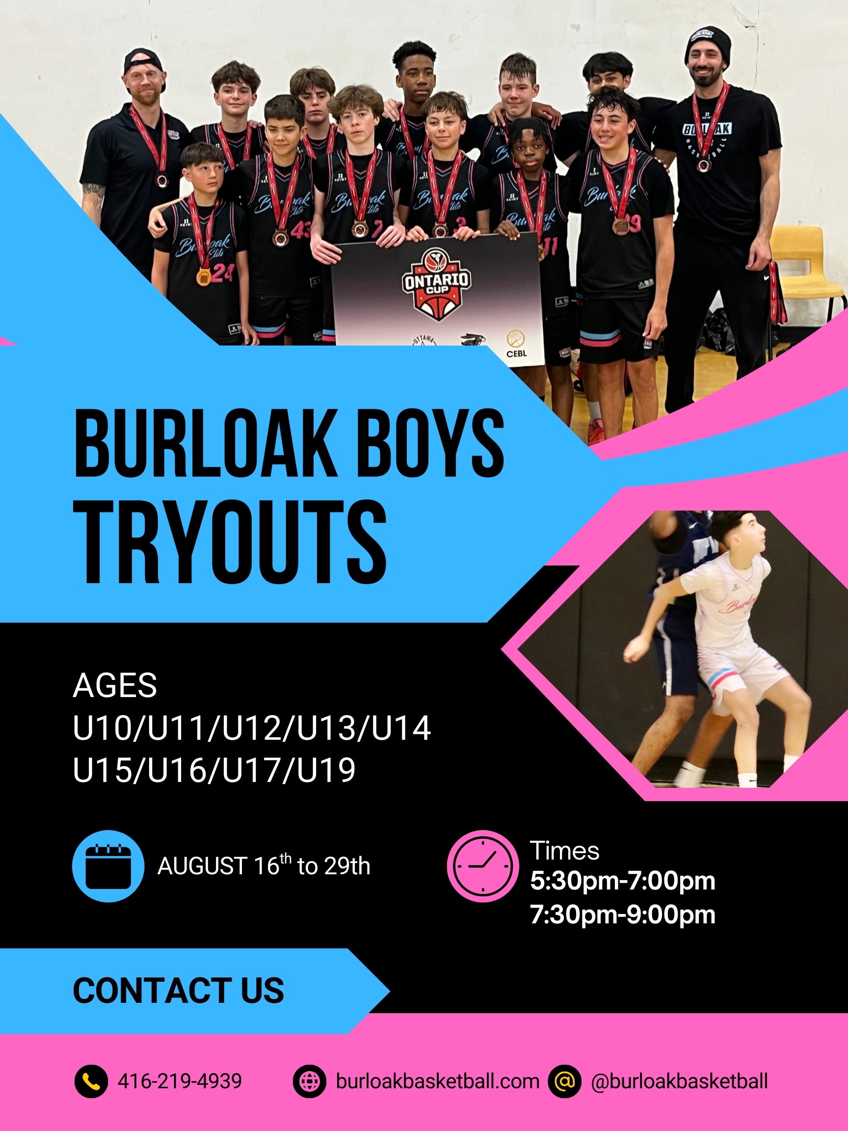 Boys Tryouts 2025/2026